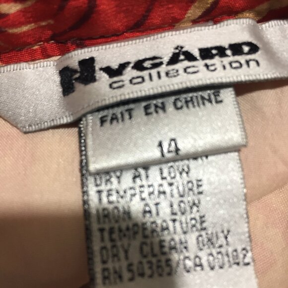 NYGARD COLLECTION SILK WRAP SKIRTS SIZE 14 - Picture 7 of 7